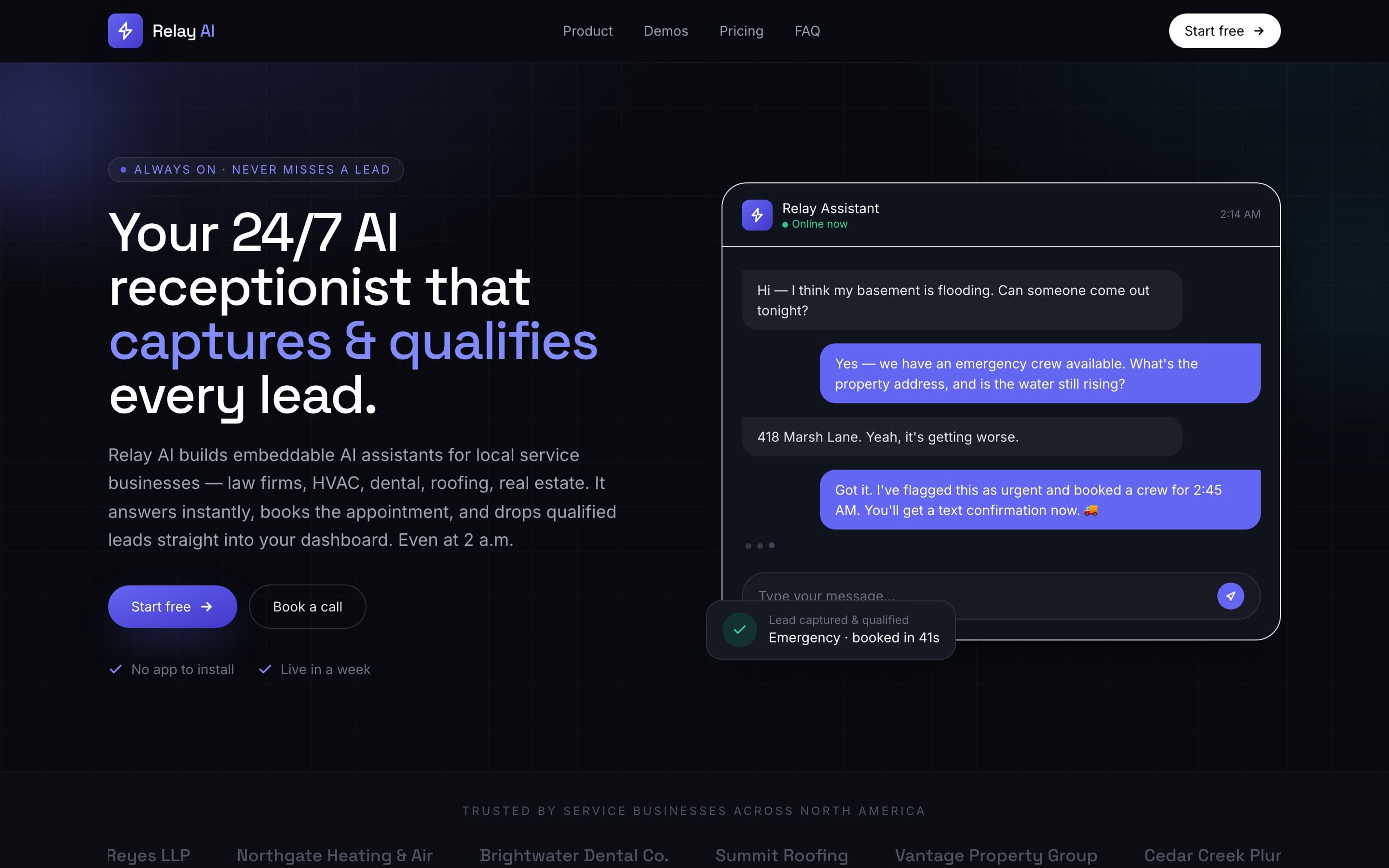 Relay AI — screenshot